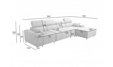 corner-sofa-beds - Fabrizio XII Corner Sofa Bed - 19