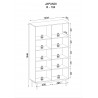 Japandi Cabinet R104 - 5