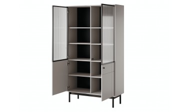 cabinets - Japandi Glass Cabinet WT104