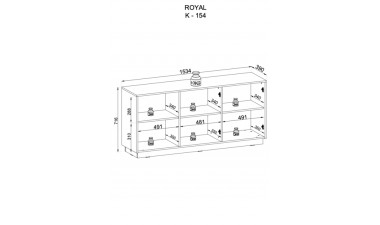 komody - Royal K154 Komoda - 5