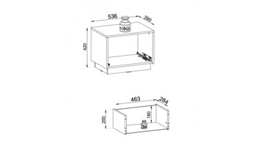 chest-of-drawers - Royal Bedside Table - 5