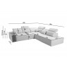 Mindy IX Corner Sofa Bed - 12