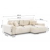 Zarina Corner Sofa Bed - 6