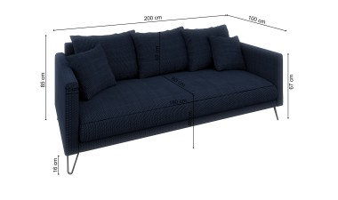 sofy-i-sofy-z-funkcja-spania - Elva Sofa 3os sofy-i-sofy-z-funkcja-spania - Elva Sofa 3os - 7
