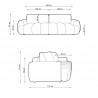 Reggio Sofa z Funkcja Spania - 11