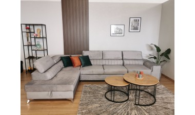 corner-sofa-beds - Brico Long Corner Sofa Bed