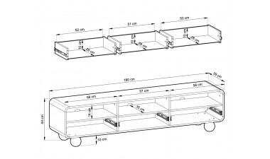 tv-units - Rtv Stand Como 180 tv-units - Rtv Stand Como 180 - 6