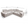 Volare III Corner Sofa Bed - 17