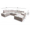 Volare VI Corner Sofa Bed - 14