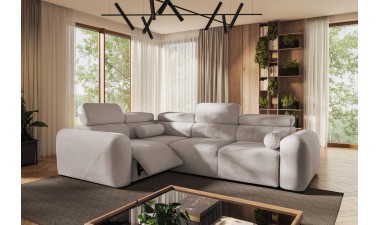 corner-sofa-beds - Volare II Mix Corner Sofa Bed With Recliner - 7