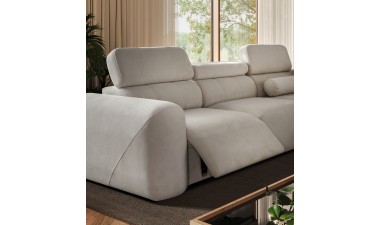 corner-sofa-beds - Volare III Mix Corner Sofa Bed With Recliner - 8