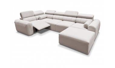 corner-sofa-beds - Volare IV Mix Corner Sofa Bed With Recliner - 7