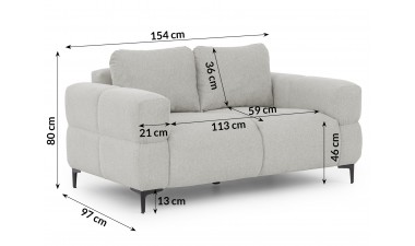 sofas-and-sofas-with-beds - Malia 2s Sofa - 9