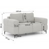 Malia 2s Sofa - 9