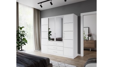 szafy - Szafa Tali D4 Biała - 1