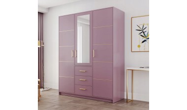 wardrobes - Tali II D3 Wardrobe Plum