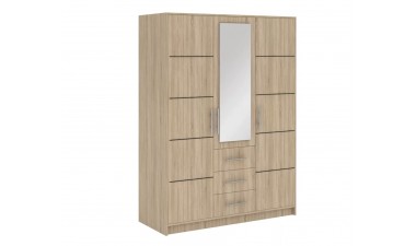 wardrobes - Tali D3 Wardrobe Oak Sonoma - 3