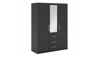wardrobes - Tali D3 Wardrobe Graphite - 3