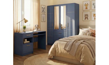 wardrobes - Tali II D3 Wardrobe Muted Blue