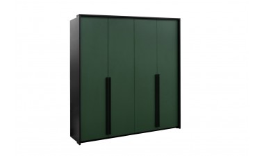 wardrobes - Braga 210 Wardrobe Bottle Green - 3