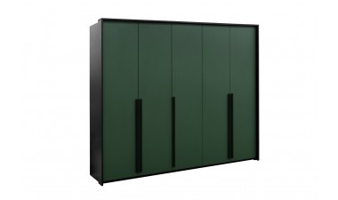 wardrobes - Braga 255 Wardrobe Bottle Green - 3