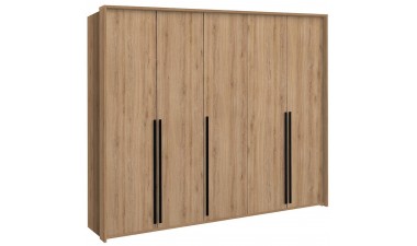 wardrobes - Braga 255 Wardrobe Wild Oak