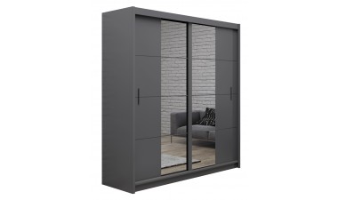 wardrobes - Soro II 203 Wardrobe Graphite