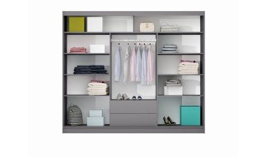 wardrobes - Soro II 250 Wardrobe Sand Beige