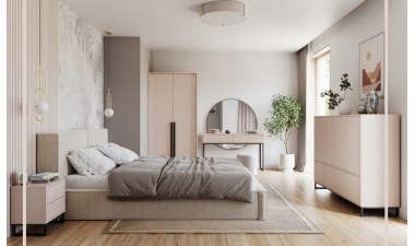 szafy - Szafa Braga 210 Piaskowy Beż - 8