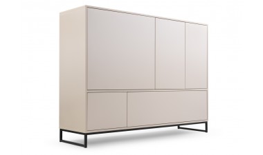 wardrobes - Braga 210 Wardrobe Sand Beige