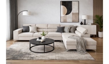 corner-sofa-beds - Brico Long Corner Sofa Bed