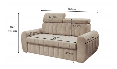sofas-and-sofas-with-beds - Sofa bed Verto 160 - 4