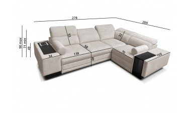 corner-sofa-beds - Enzo II Corner Sofa Bed - 12