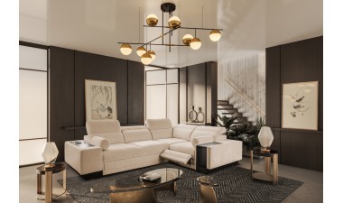 corner-sofa-beds - Enzo II Mix Corner Sofa Bed with Relax Function - 16