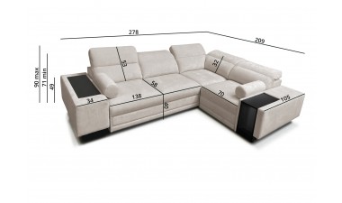 corner-sofa-beds - Enzo II Corner Sofa Bed - 9