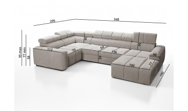 corner-sofa-beds - Levanto IV Naroznik z Funkcja Spania - 3
