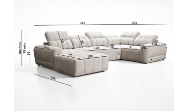 corner-sofa-beds - Avelio IV Corner Sofa Bed - 12