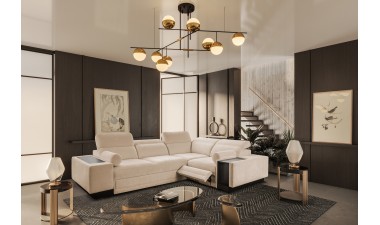 corner-sofa-beds - Enzo II Mix Corner Sofa Bed with Relax Function - 11