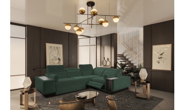 corner-sofa-beds - Enzo II Mix Corner Sofa Bed with Relax Function - 14