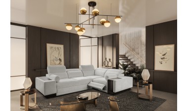 corner-sofa-beds - Enzo II Mix Corner Sofa Bed with Relax Function - 16