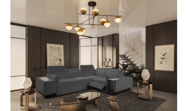 corner-sofa-beds - Enzo II Mix Corner Sofa Bed with Relax Function - 17