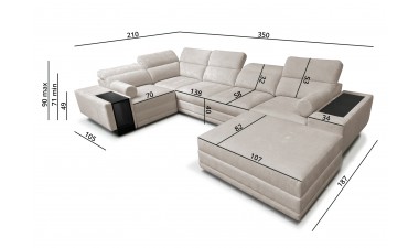 corner-sofa-beds - Enzo IV Corner Sofa Bed - 20