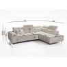 Celesto VII Corner Sofa Bed - 11