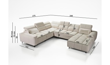 corner-sofa-beds - Celesto VIII Corner Sofa Bed - 11