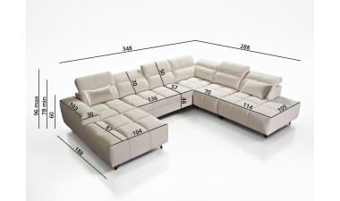corner-sofa-beds - Celesto X Corner Sofa Bed - 18