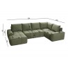 Marcelo IV Corner Sofa Bed - 17