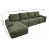 Marcelo XII Corner Sofa Bed - 12
