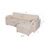 Lavi Corner Sofa Bed - 5