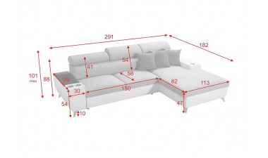 l-shaped-corner-sofa-beds - Modivo I Maxi - 8