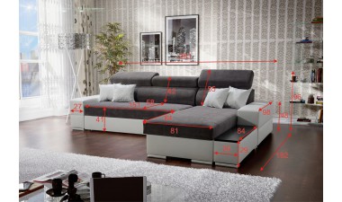corner-sofa-beds - Silver corner-sofa-beds - Silver - 3